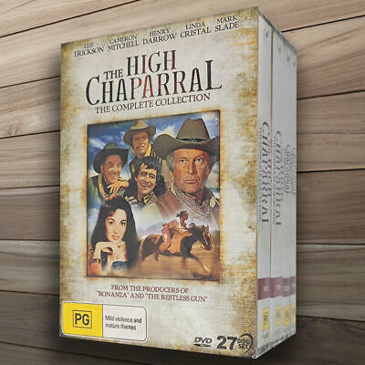 The High Chaparral Complete Series (DVD,27-Disc Set) Free Shipping New & Sealed • 37.95€