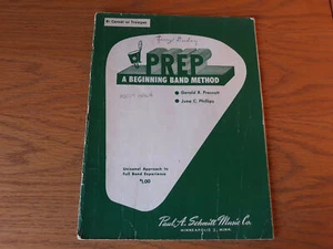 Prep A Beginning Band Method Gerald Prescott Bb Cornet Or Trumpet 1952 - Picture 1 of 5