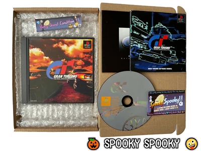 Gran Turismo PS1 SCPS-45149 - NTSC-J Asian VGC - English 中文 Manual - Tracked - Image 1 of 4