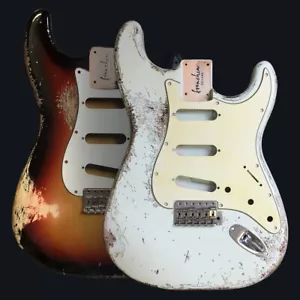 FRANCHIN Mercury guitar body Relic Aged 100% Nitro Alder S-type *MADE TO ORDER - Imagen 1 de 183