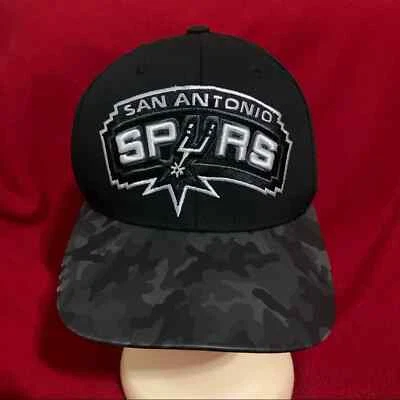 Adidas NBA San Antonio Spurs Gorra de Béisbol Ajustable Gorra Negra Bordada Camuflada Foto 1 de 4