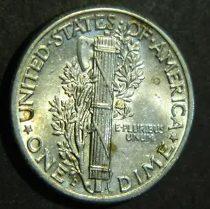 **1941 D Mercury Dime FSB (Lotto #954) - Foto 1 di 4