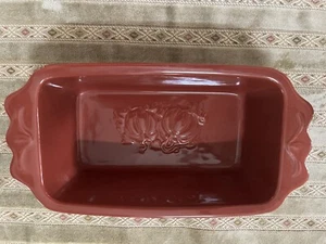 CERAMIC BAKING DISH  PUMPKIN MOTIF FOR BREAD OR DESSERTS - Bild 1 von 7