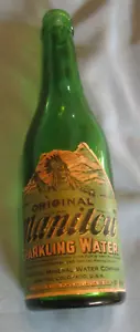 Bottiglia acqua frizzante originale MANITOU Manitou acqua minerale co usata buone condizioni - Foto 1 di 7
