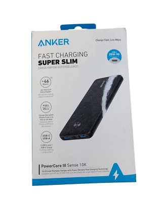 Anker PowerCore III 10K Sense 20W Portable Charger Battery Power Bank - Image 1 of 2