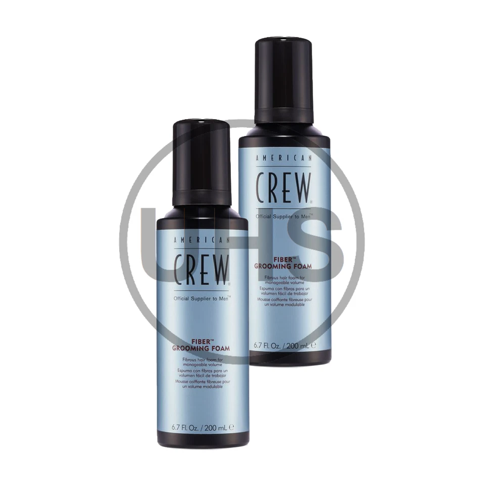 2 x American Crew Fiber Grooming Foam | 200ml | AUS SELLER - Image 1 of 1