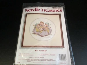 Kit de punto de cruz contado Hummel, anillo alrededor de la rosa, nuevo en paquete - Imagen 1 de 4