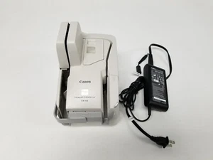 Canon ImageFormula CR-55 Check Scanner M11056 w/Power Adapter Parts (Powers On) - Picture 1 of 16