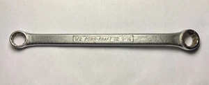 Powr-Kraft 12 Pt. Double Box End Wrench 1/2" x 9/16" Forged in USA - Picture 1 of 8