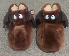 Vintage Carousel Moose Slippers Adult Medium Rocky & Bullwinkle House Shoes 1986