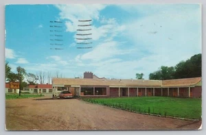 Kolonialmotel in Panguitch Utah um 1950 Postkarte - Bild 1 von 2
