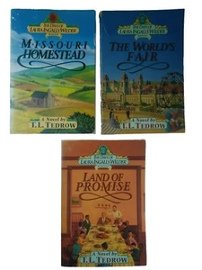 THE DAYS OF LAURA INGALLS WILDER 3 books T. L. Tedrow lot Fair Missouri Promise - Picture 1 of 8
