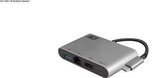 USB-C docking station for 1 HDMI monitor, ethernet, USB-A, PD pass-through - Photo 1/4
