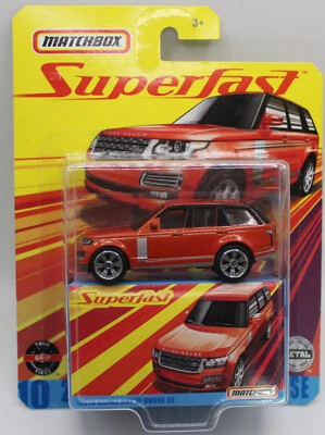 MATCHBOX SUPERFAST 1:64 ORANGE #54 RANGE ROVER SPORT - Image 1 of 2
