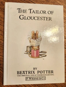 1986 Edition The Tailor of Gloucester by Beatrix Potter Illustrated H/C Book - Foto 1 di 7