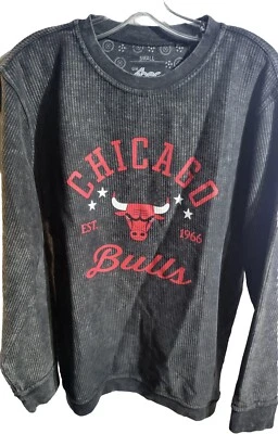 Womens Chicago Bulls G-III Sports By Carl Banks Cord Crewneck Sweatshirt S - Image 1 of 3