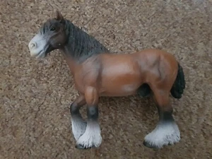 Schleich Tier Pferd Shire Horse Horse Club Pferde Hengst alt selten - Bild 1 von 2