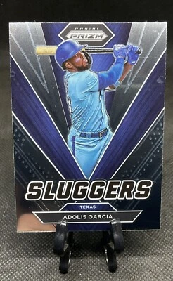 2022 Panini Prizm Sluggers #SL-8 Adolis Garcia - Texas Rangers - Image 1 of 3