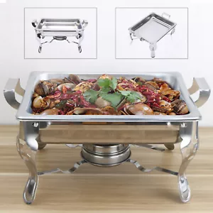 Warmhaltebehälter Essen,Edelstahl Chafing Dish,Speisenwärmer Edelstahl Chafing - Bild 1 von 10