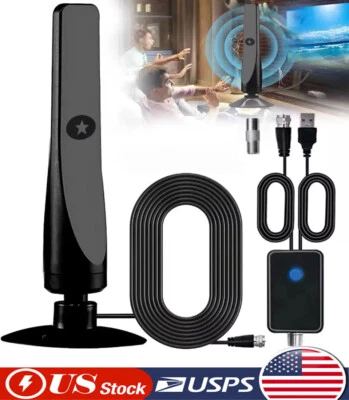 New 4K Rewave Antena, TV Antenna, Suction Cup TV Antenna Plug Play 3m Cable 2024