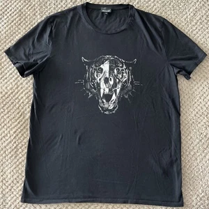 Just Cavalli Graphic Skull Tiger tshirt XL Black - Picture 1 of 9