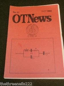 AMATEURFUNK - RAOTA - OT NEWS #27 - OKTOBER 1992 - Bild 1 von 1