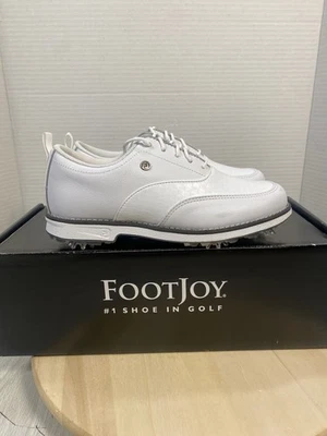 Zapatos de golf FootJoy Premiere Series Issette talla 5,5 para mujer blancos negros ¡Nuevos! Foto 1 de 4