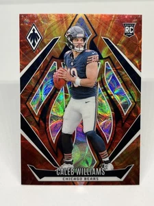 Tarjeta de novato radiocontrol Panini Phoenix Caleb Williams #151 Fireburst Prizm 058/350 2024 - Imagen 1 de 4