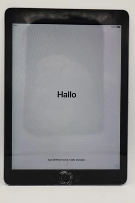 Apple iPad Air 1.Gen 16GB WLAN (9,7 Zoll) A1474 - Spacegrau Displayschaden #5821 - Bild 1 von 4