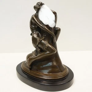 Statue Sexy Art Deco Stil Jugendstil Bronze Signiert Skulptur - Bild 1 von 10
