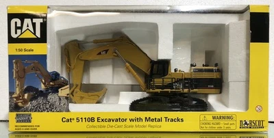 Excavadora Norscot 55098 CAT 5110B con orugas metálicas escala 1:50 diecast Foto 1 de 4
