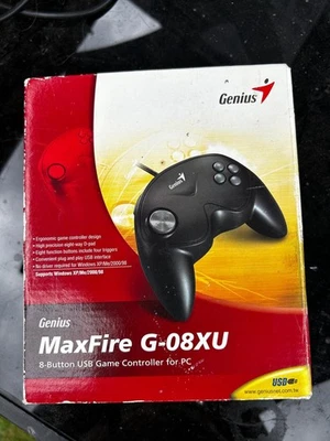 Brand New Genius MaxFire G-08XU 8 Button USB Game Controller For PC - Image 1 of 4