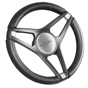Gussi Italia Molino Black Steering Wheel | Yamaha Golf Cart 1996-Up - Bild 1 von 1