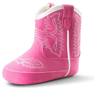 Ariat Western Lil' Stompers Girls Shelby Boots Infant Hot Pink A442003729 - Picture 1 of 1