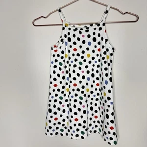 Hanna Andersson Girls Dress Size 5 Bright Spots Multicolor Summer Vacation - Picture 1 of 4
