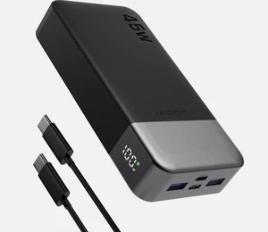 Power Bank 20000mAh 45W Charging Portable External Battery Backup For Cell Phone - Picture 1 of 5