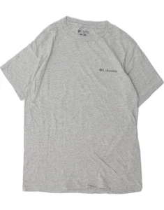 COLUMBIA Mens Graphic T-Shirt Top Medium Grey Cotton CI98 - Picture 1 of 3