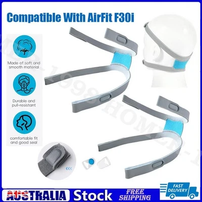 Replacement CPAP Headgear for AirFit F30i Replacement Headgear Strap F30i Full - image 1 of 4
