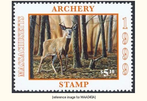 D2K Massachusetts Archery Stamp 1999 $5.10 - Image 1 of 1