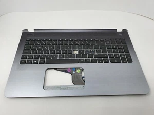 Teclado reposamanos HP Pavilion 15-AB091N0 diseño gris noruego/negro - Imagen 1 de 12