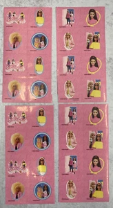 32 Pegatinas Barbie Favores Fiesta 1" x 1" Recompensas - Imagen 1 de 1