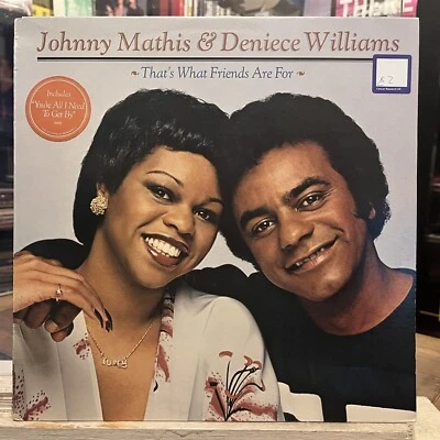 [SOUL/POP]~EXC LP~JOHNNY MATHIS~DENIECE WILLIAMS~That's What Friends Are For~[UK - Image 1 of 4
