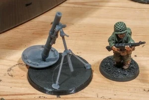 28mm/1:56a Resina Segunda Guerra Mundial Alemán 12cm GRW 42 Mortero Pesado - Imagen 1 de 1