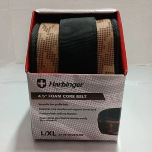 Harbinger 4.5" Unisex Foam Core Weight Lifting Belt Tan Camo/Black Size L/XL - Picture 1 of 4