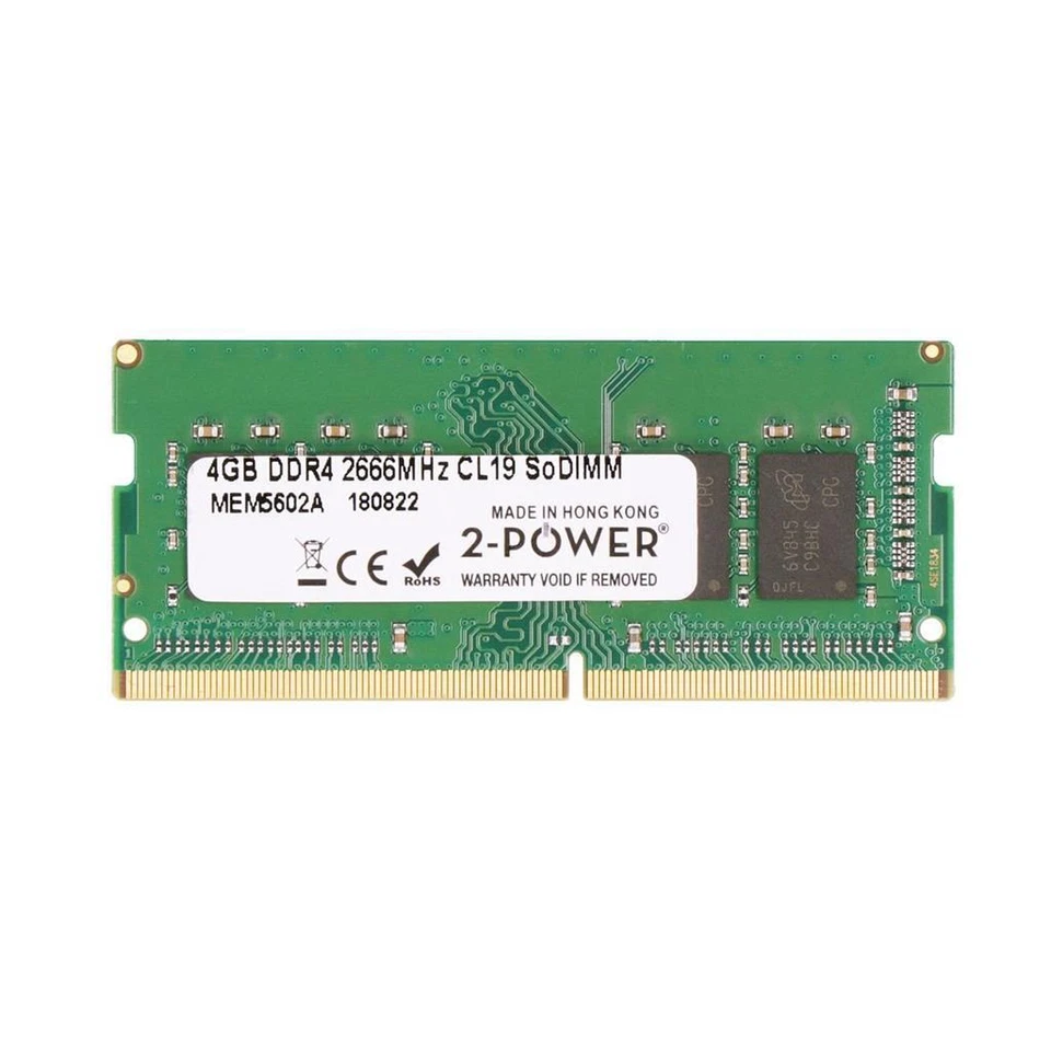 DELL RAM Memory Module 4 GB SO-DIMM 1 x 4 GB DDR4 2666 MHz AA086413 - Image 1 of 1