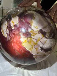 240 Pfund Top Natürliche Mookait Quarz Kugel Quarz Kristallkugel Reiki Edelstein A+ - Bild 1 von 4