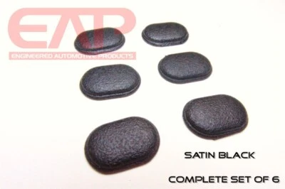 82-92 Firebird Trans Am GTA reposabrazos reposabrazos cubierta de tornillo, se adapta al panel de puerta de lujo - NEGRO Foto 1 de 3