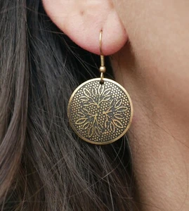 Ohrringe Orientalischer Tanz Bollywood Sari Hippie Baba Pushkar Indien - Bild 1 von 2