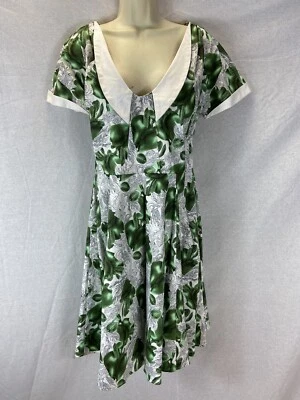 Vestido Rockabilly Retro Años 50 Años 40'/50 Mujer Algodón Vestido Foto 1 de 3