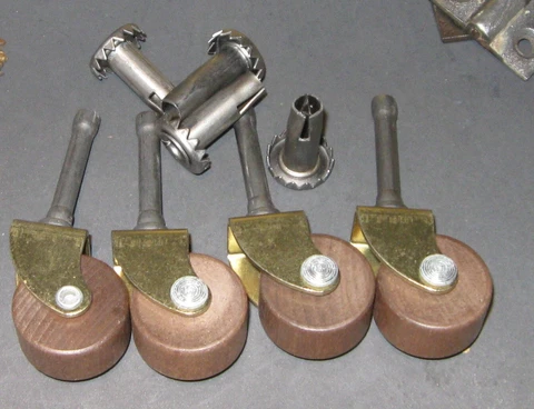 Antique Furniture Repro Wood Casters Cover